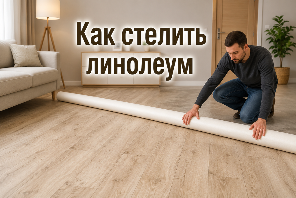 Как постелить линолеум без ошибок