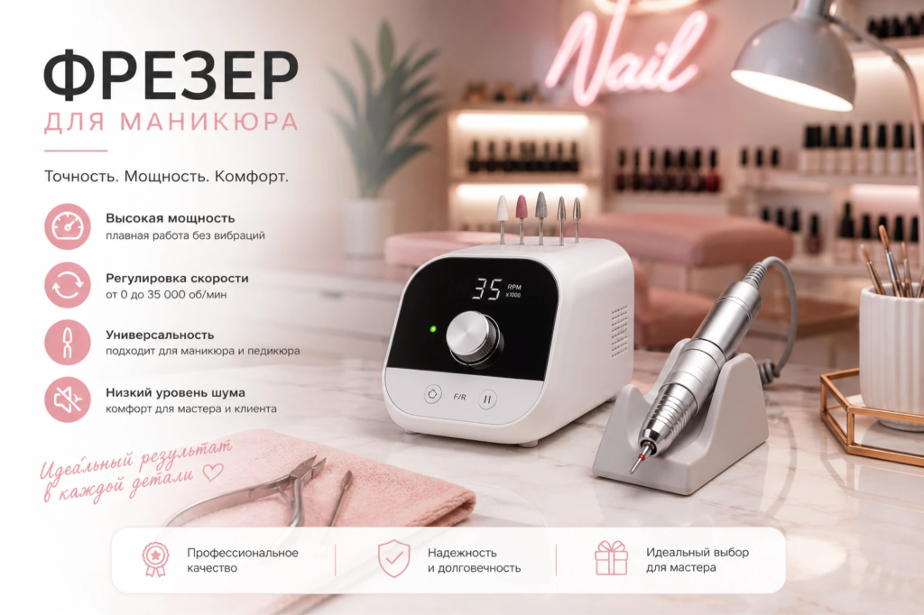 Фрезер для маникюра: как выбрать модель для аккуратной работы